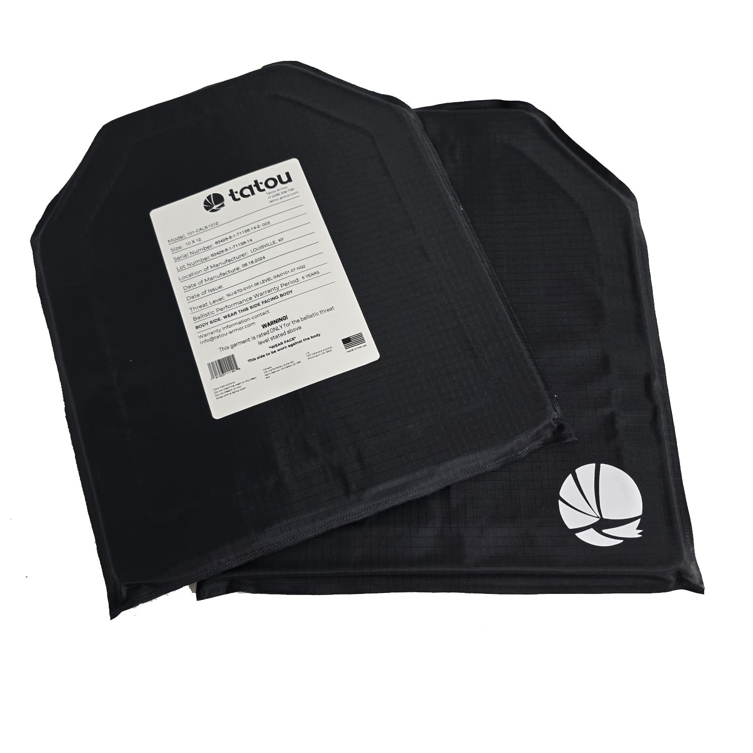 IIIA/HG2 SOFT ARMOR 11X14 SAPI